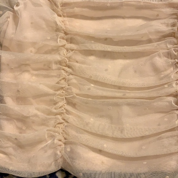 H and M sheer sleeves lined bodice top - Picture 3 of 7